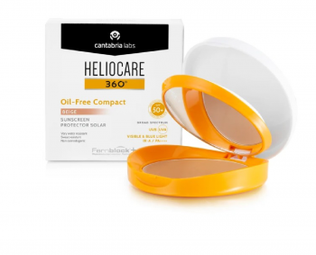 HELIOCARE  SPF 50+ OIL-FREE COMPACT PROTECTOR SOLAR  1 ENVASE 10 G COLOR BEIGE